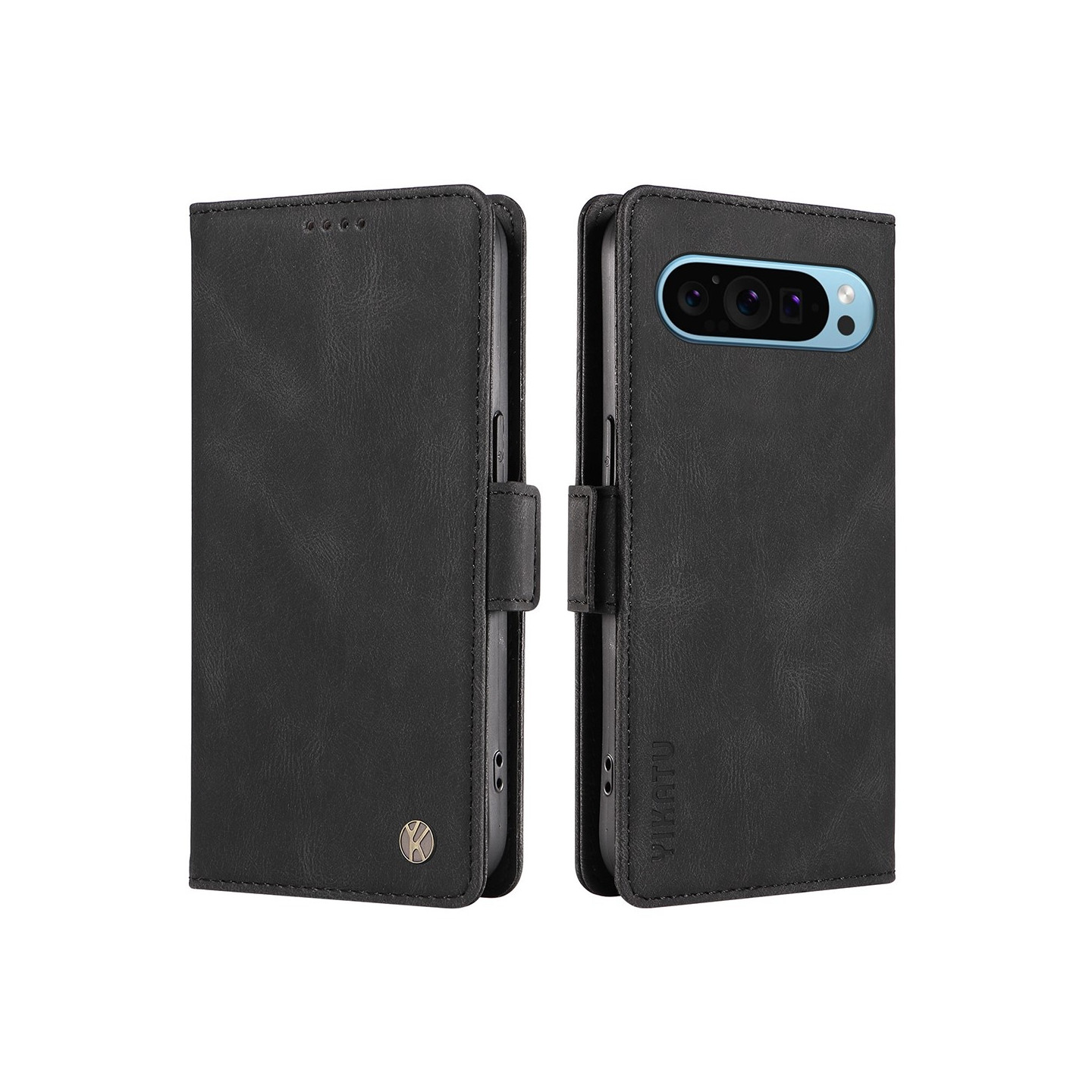 YIKATU Til Google Pixel 9 / Pixel 9 Pro Telefoncover - Sort
