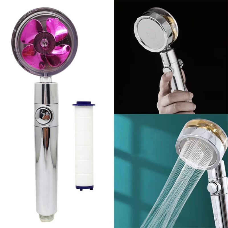 Korkeapaineinen suihkupää suihkusuutin vettä säästävä vesisuihku Purppura