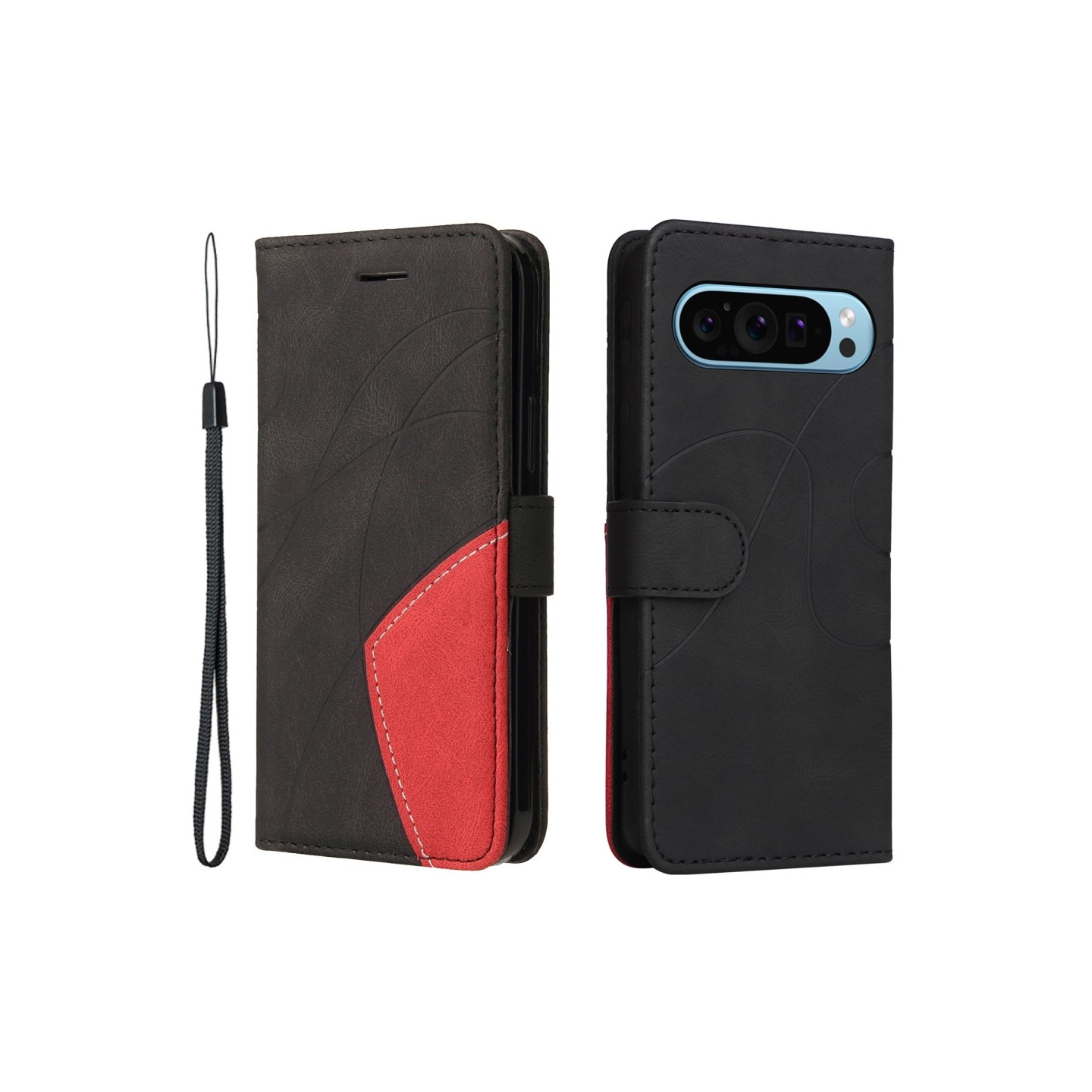 Til Google Pixel 9 / 9 Pro KT - serie - 1 dobbeltfarve etui