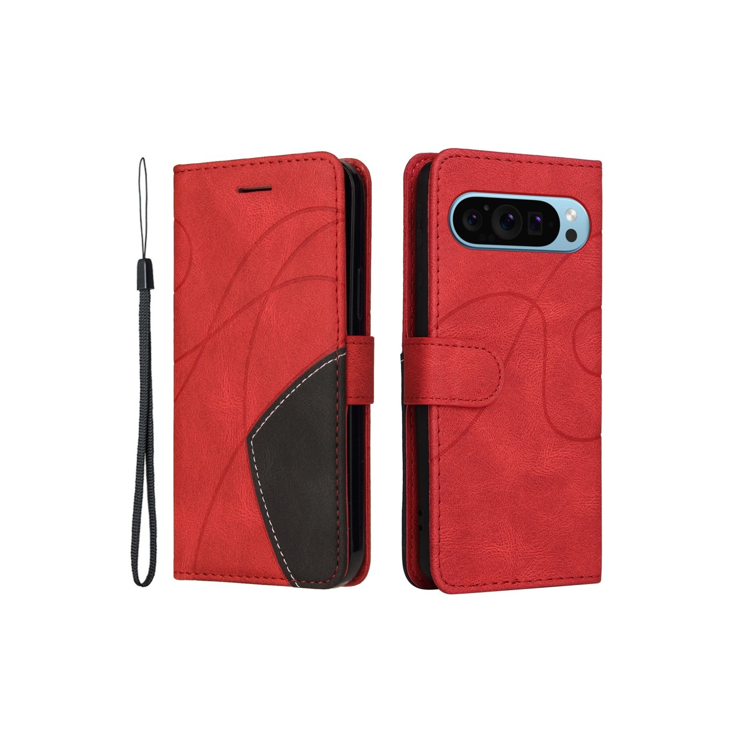 Til Google Pixel 9 / 9 Pro KT - serie - 1 dobbeltfarve etui