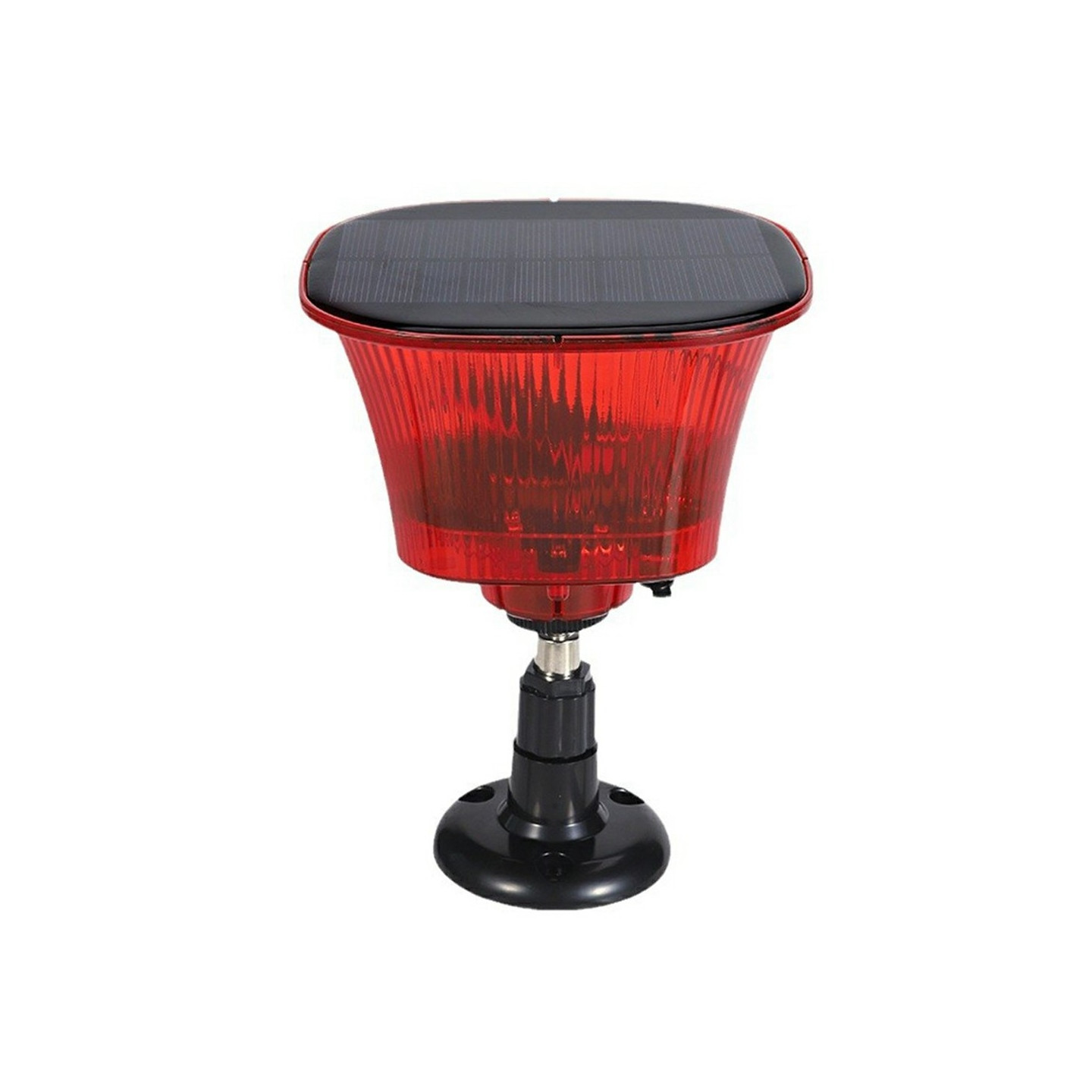 Afskrækkende soldrevet fugleskræmsel alarm lampe LED-strobe frugt grøntsager