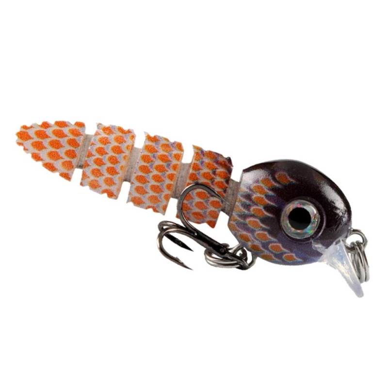5 fishing lures true to life Crankbait with storage box