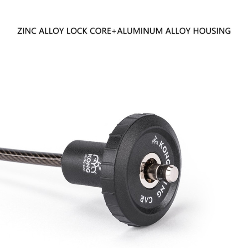 KONG key locking zinc alloy lock Cable for bicycle scooter etc