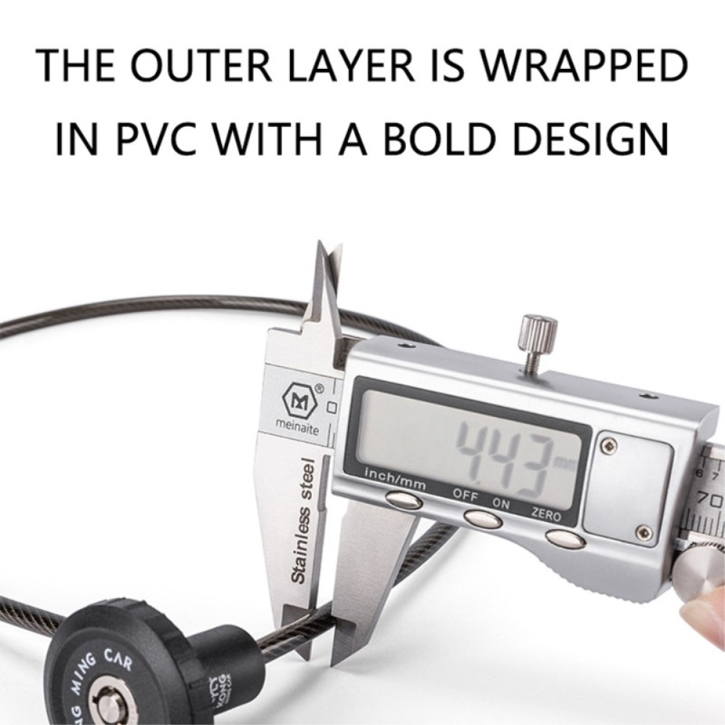 KONG Cykelnøgle lås zinklegering lås Kabel til cykel scooter mm