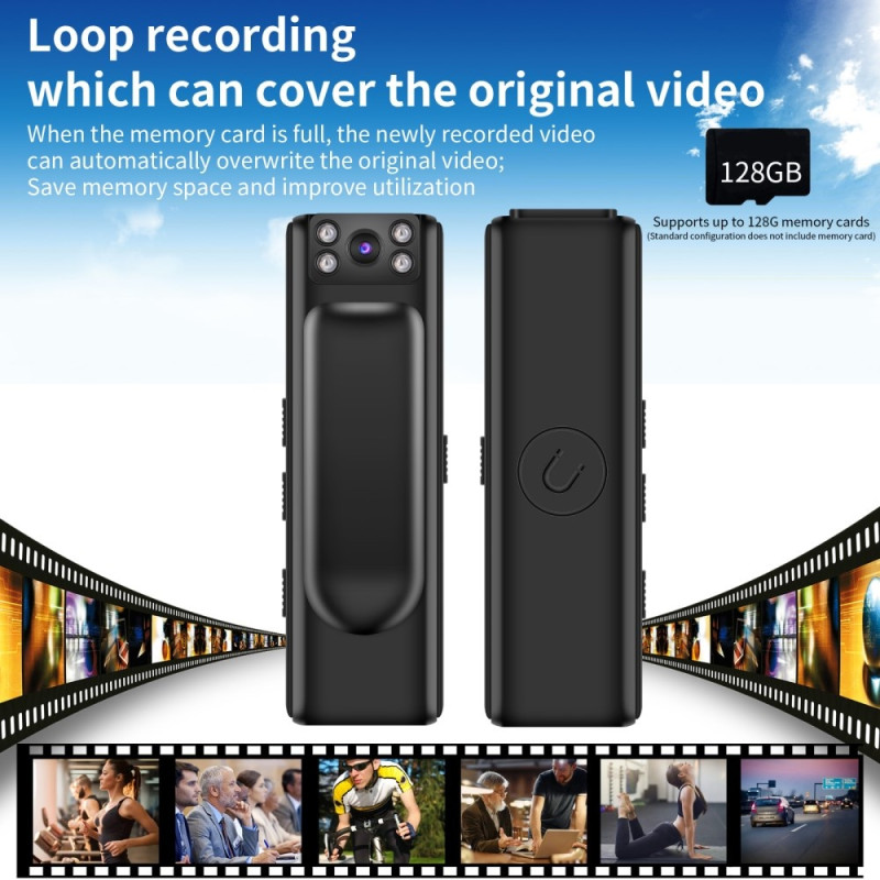 Infrarød Night Vision Full HD 1080P Got Camera Video Recorder