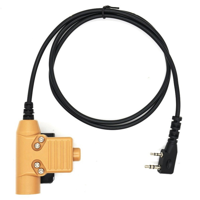 for Baofeng Kenwood HYT TYT HAM Radio Walkie Talkie U94 PTT Headset Adapter