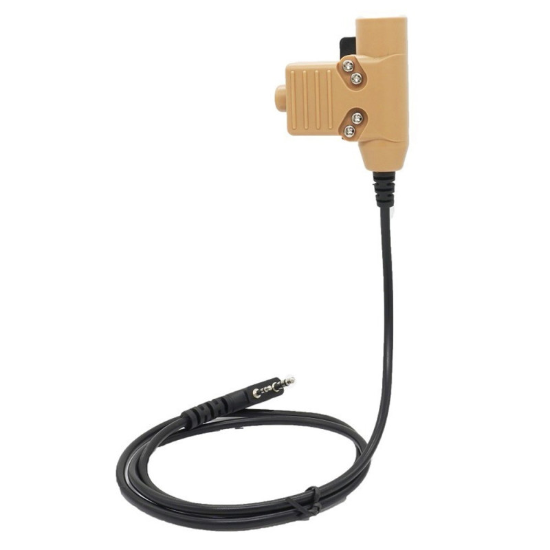 for Baofeng Kenwood HYT TYT HAM Radio Walkie Talkie U94 PTT Headset Adapter