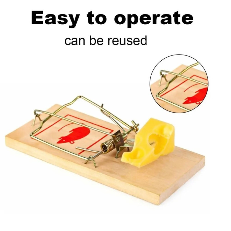 2 mouse catcher rat trap mouse trap indoor/outdoor - M