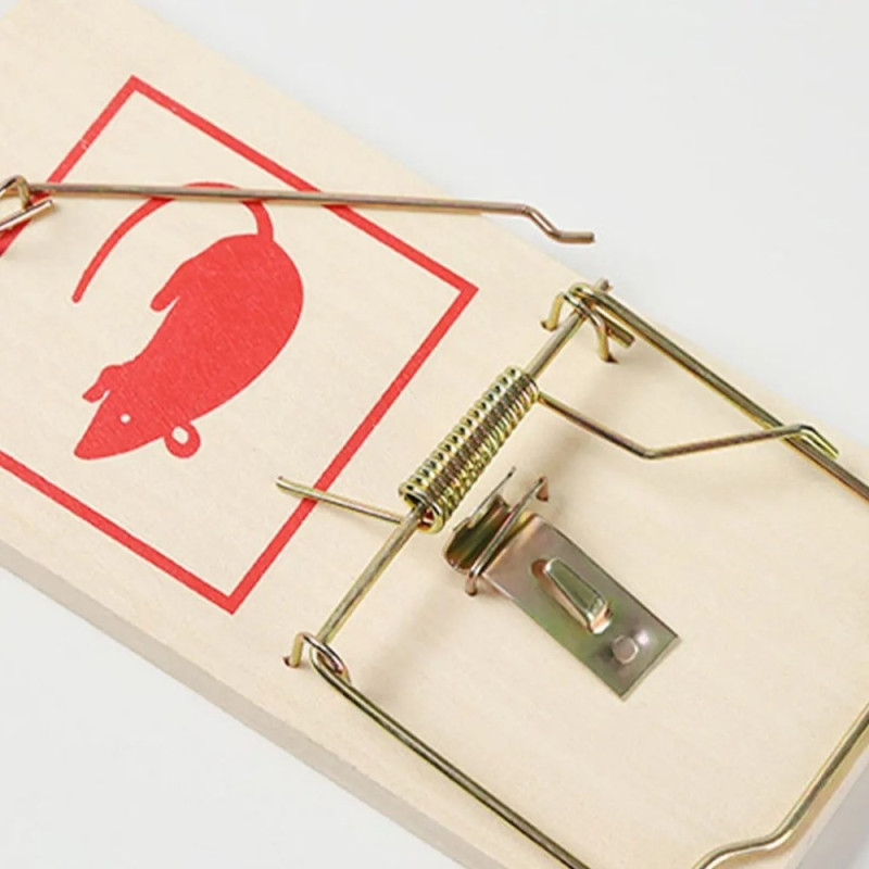 2 hiiren sieppaaja rotan ansa hiiriloukku sisä - /ulkokäyttöön - M