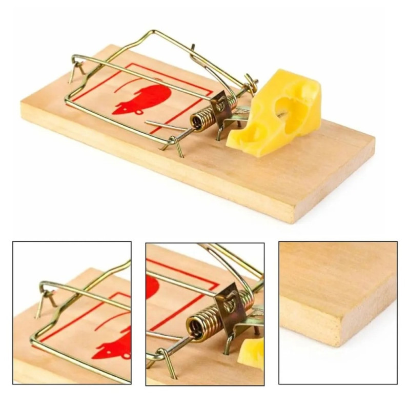 2 mouse catcher rat trap mouse trap indoor/outdoor - L
