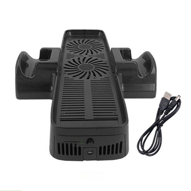 Xbox 360 Cooling Fan Heat Dissipation Dual Fan Game Console Base Stand