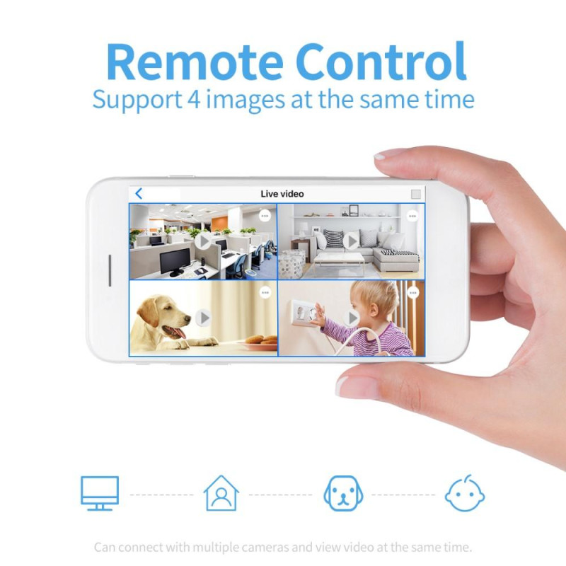 W9 Mini vakoojakamera Langaton Wifi IP - kotiturvakamera HD 1080P
