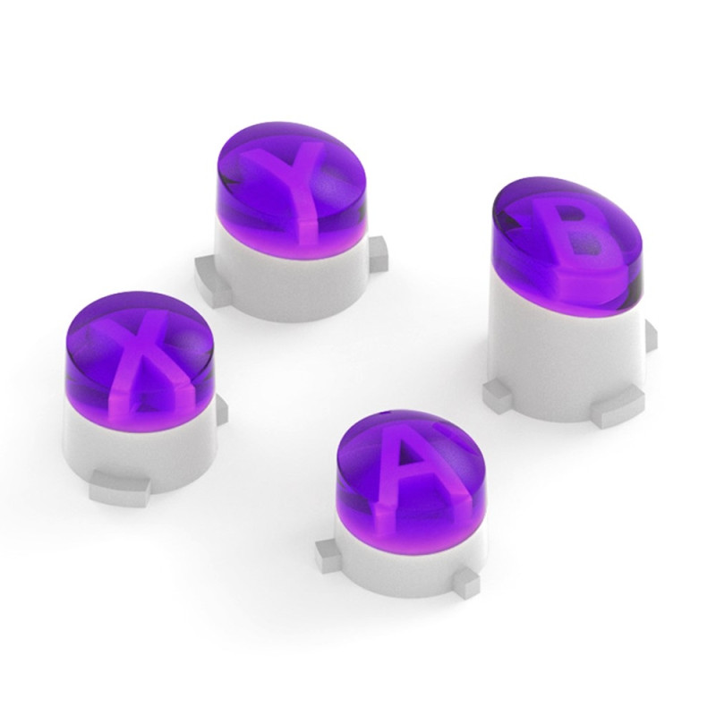 For Xbox One S One Elite Controller ABXY Replacement Buttons - Purple