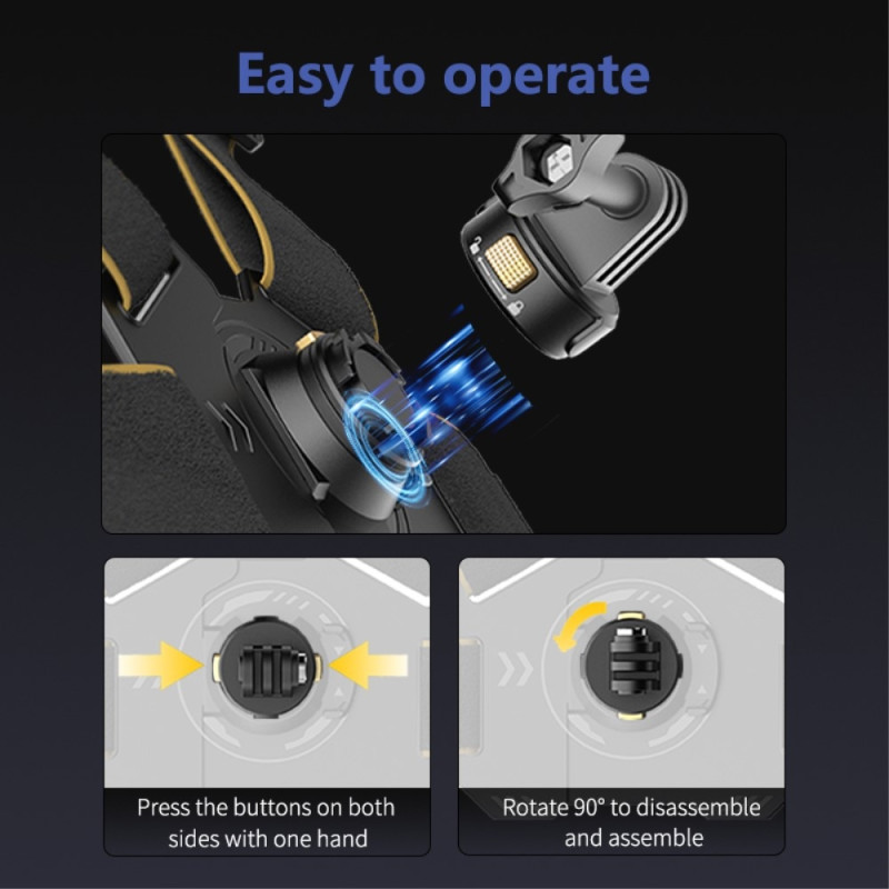 POV Photography Magnetisk Quick Release Vest - stil brystremsspænde