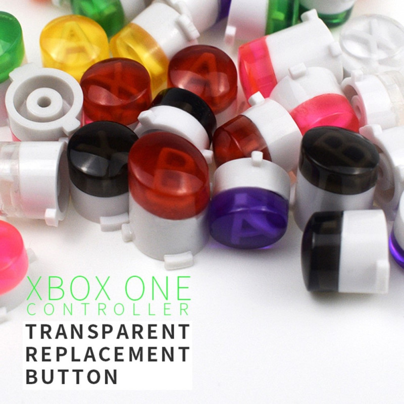 Til Xbox One S One Elite Controller ABXY erstatningsknapper - Sort