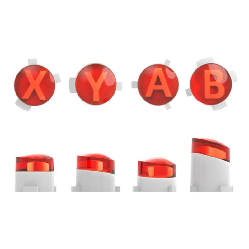 For Xbox One S One Elite Controller ABXY Replacement Buttons - Orange