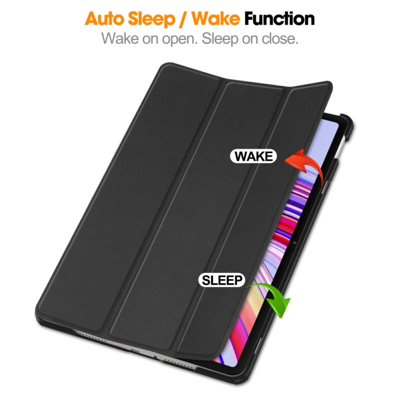 Xiaomi Redmi Pad Pro / Redmi Pad Pro 5G Stand Slim Fit Cover Sleep/Wake - Sort