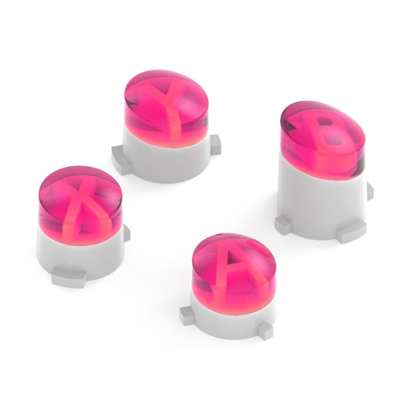 For Xbox One S One Elite Controller ABXY Replacement Buttons - Pink