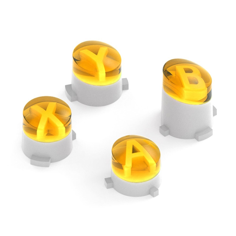 For Xbox One S One Elite Controller ABXY Replacement Buttons - Yellow