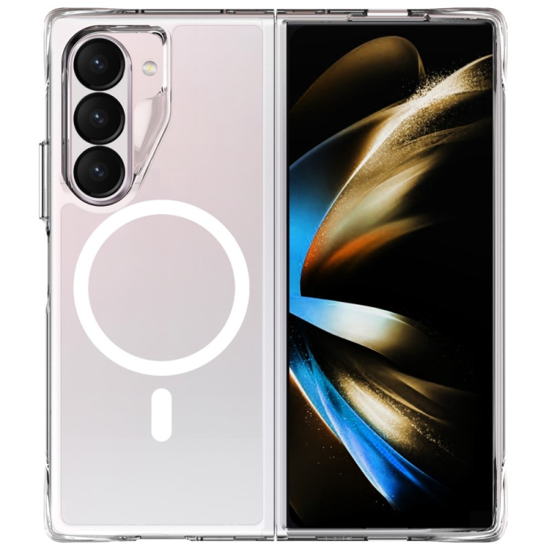 Til Samsung Galaxy Z Fold6 5G - deksel kompatibel med MagSafe gjennomsiktig telefonveske