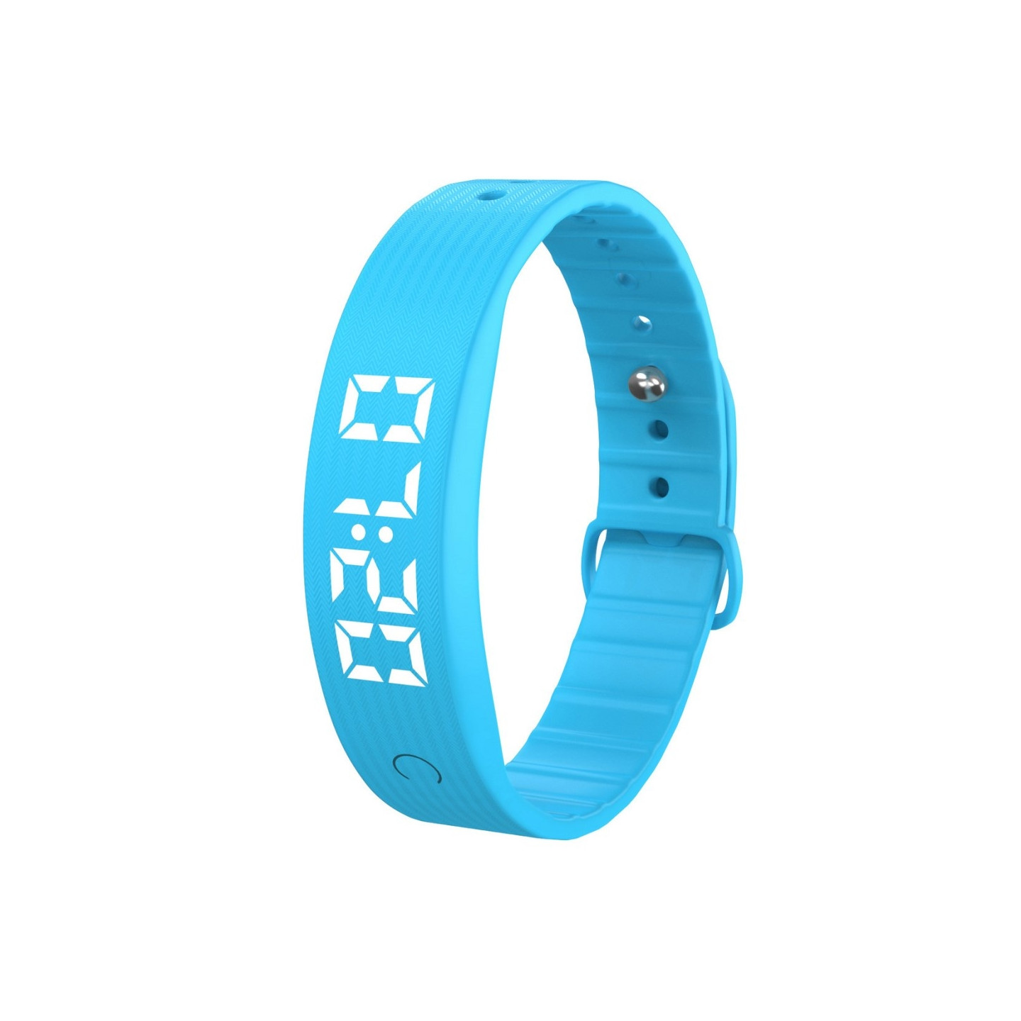 Smart bracelet vibrating alarm sleep monitoring digital display - Blue