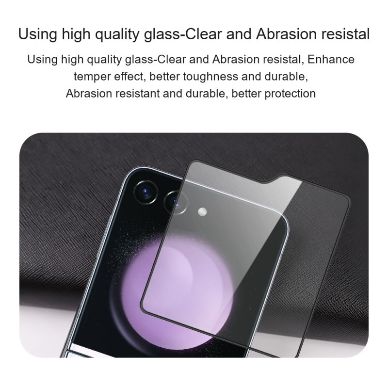 AMORUS til Samsung Galaxy Z Flip6 Skjermbeskyttere i Herdet Glass 2 - Pack