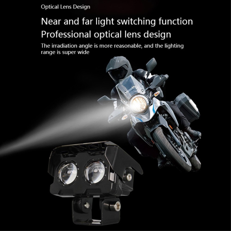 Waterproof Motorcycle LED Headlight Super Bright Fog Lamp