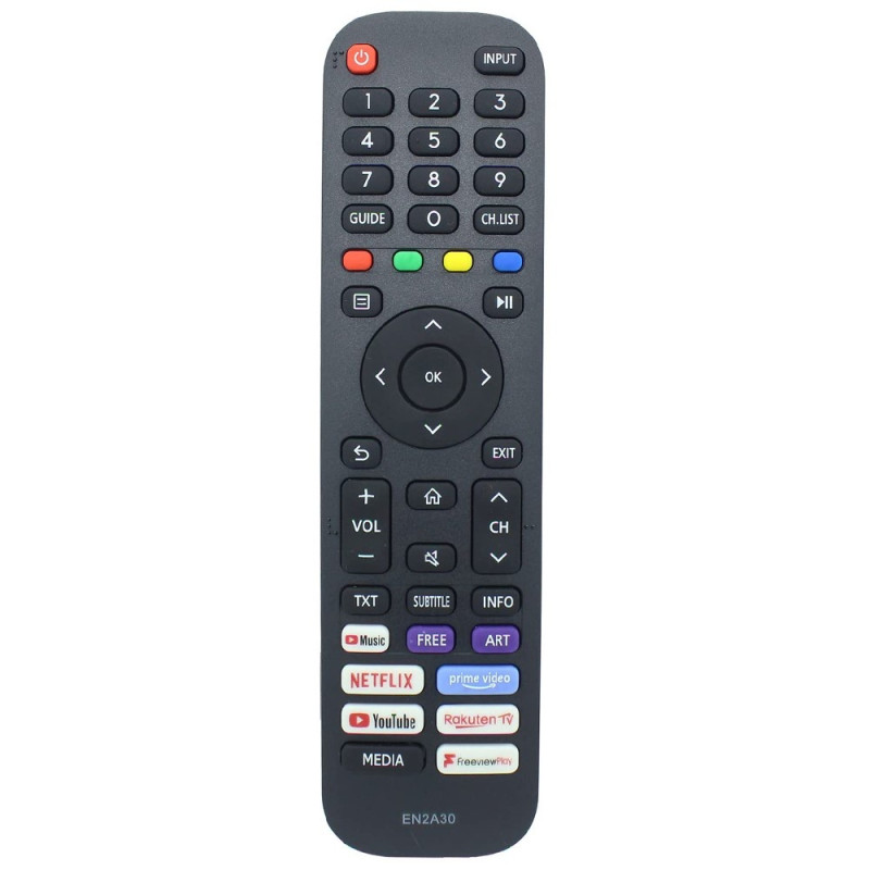 Television kaukosäädin Korvaa EN2A30 Hisense TV:lle