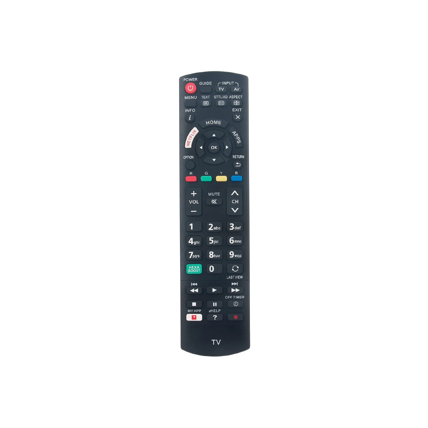 TV - fjernkontroll erstatning for N2QAYB001134 for Panasonic TV