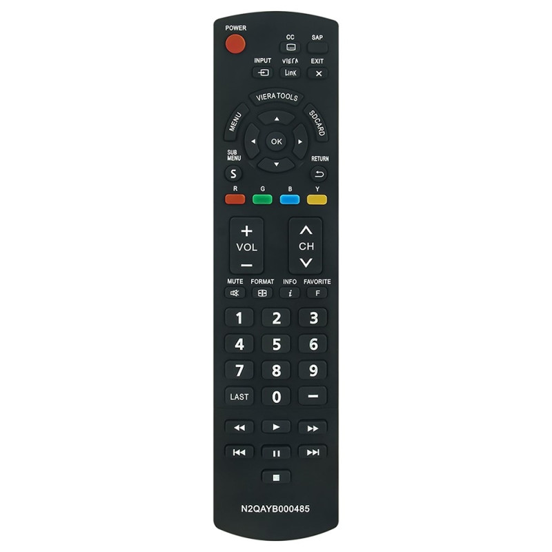 TV remote control Replacement for N2QAYB000485 For Panasonic TV