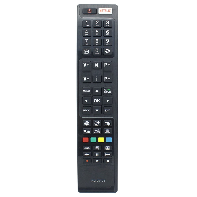 TV fjernkontroll erstatning for RM - C3179 for JVC TV