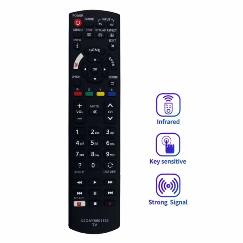 TV fjernbetjening Erstatning for N2QAYB0001133 Til Panasonic TV
