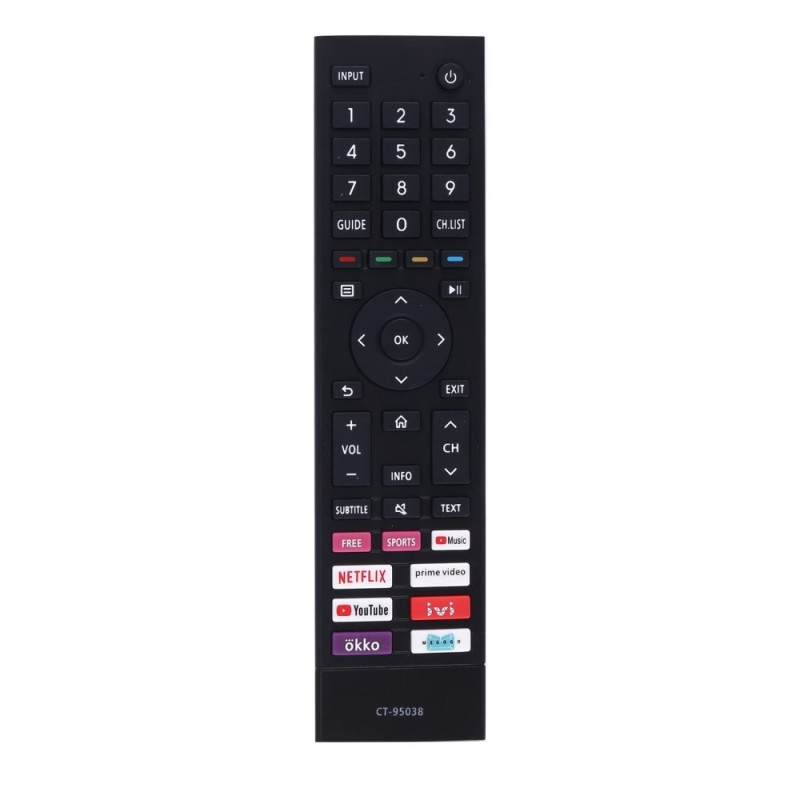TV fjernbetjening Erstatning for CT - 95038 Til TOSHIBA TV