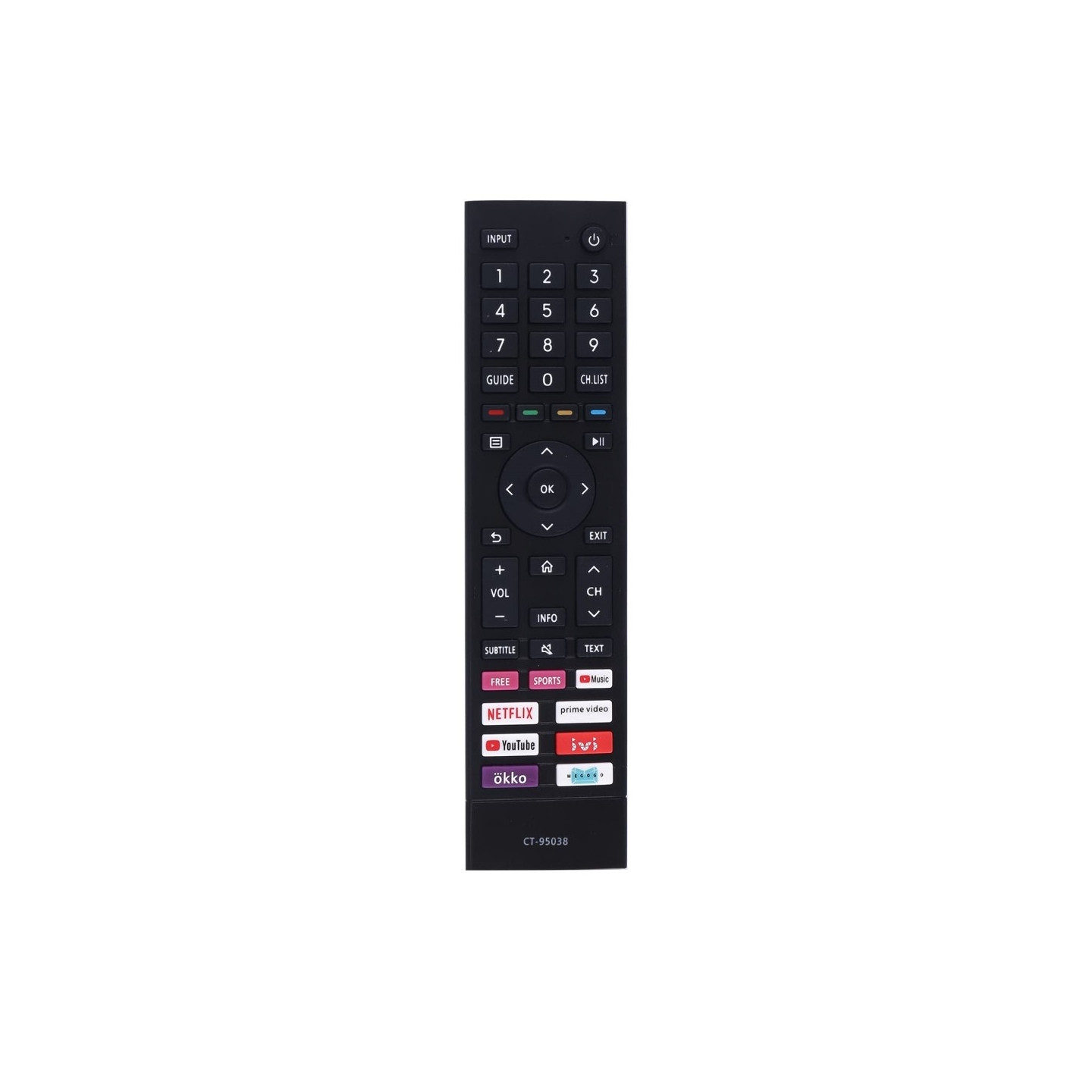 TV - fjernkontroll erstatning for CT - 95038 for TOSHIBA TV