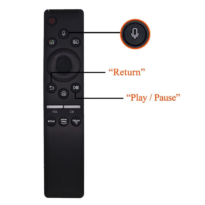 Udskiftning af fjernbetjening BN59 - 01312B BN59 - 01327B Samsung TV Stemmefunktion