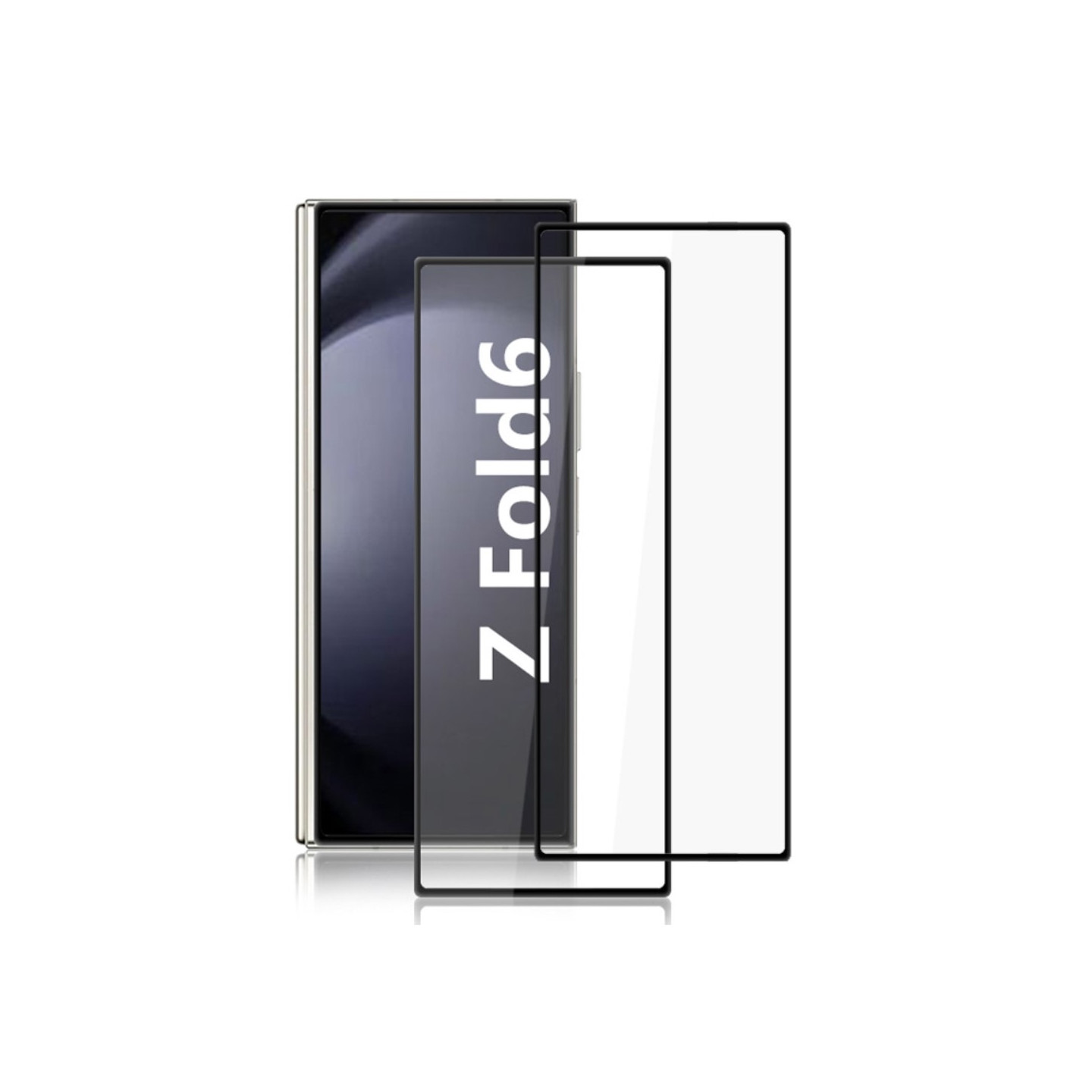 AMORUS til Samsung Galaxy Z Fold6 Skjermbeskytter i Herdet Glass 2 - Pakke