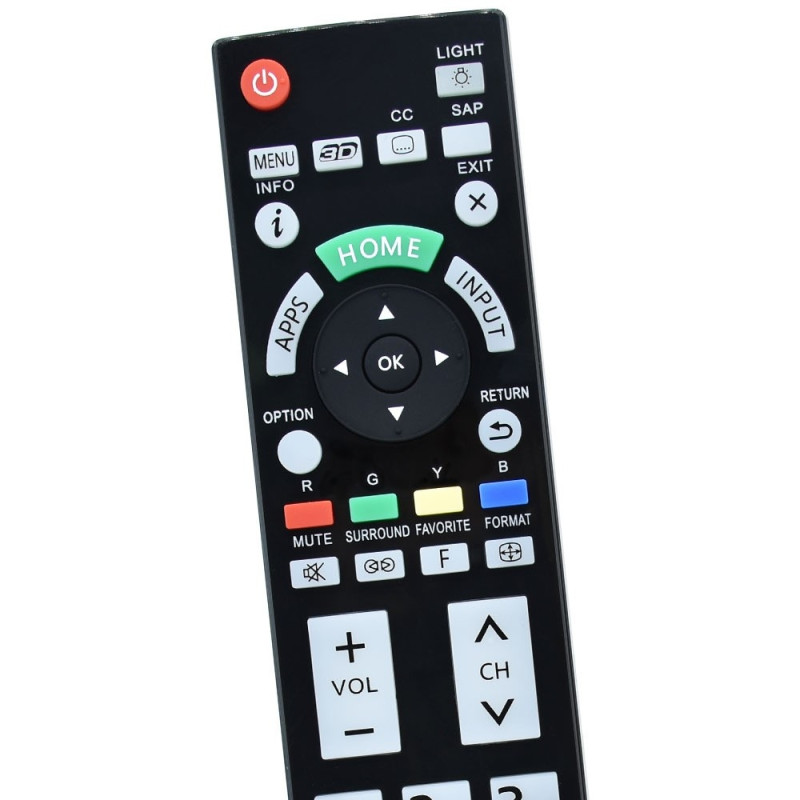 TV remote control Replacement for N2QAYB000862 For Panasonic TV with Easy to Use button