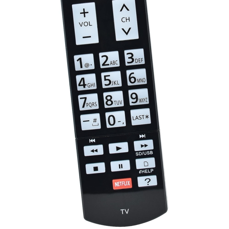 TV remote control Replacement for N2QAYB000862 For Panasonic TV with Easy to Use button