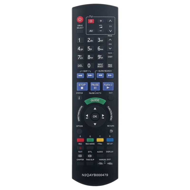 Remote Control Replacement for N2QAYB000479 For Panasonic DVD