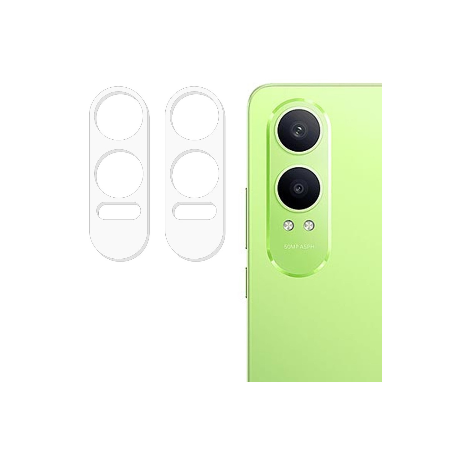 For OnePlus Nord Ce4 Lite kameralinsedeksel Herdet glasslinsefilm