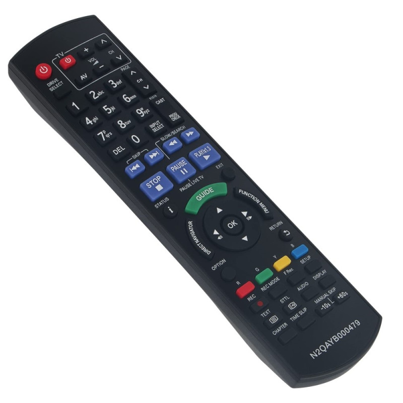 Udskiftning af fjernbetjening til N2QAYB000479 til Panasonic DVD