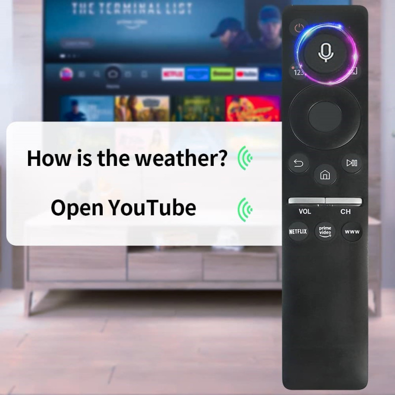 Udskiftning af fjernbetjening BN59 - 01312F / BN59 - 01330C Samsung TV Stemmefunktion