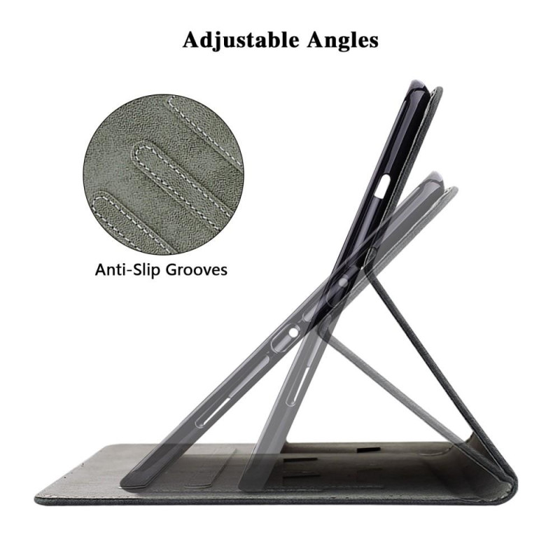 Nokia T21 Deksel med Trykt Søt Tiger + Kortholder - Svart