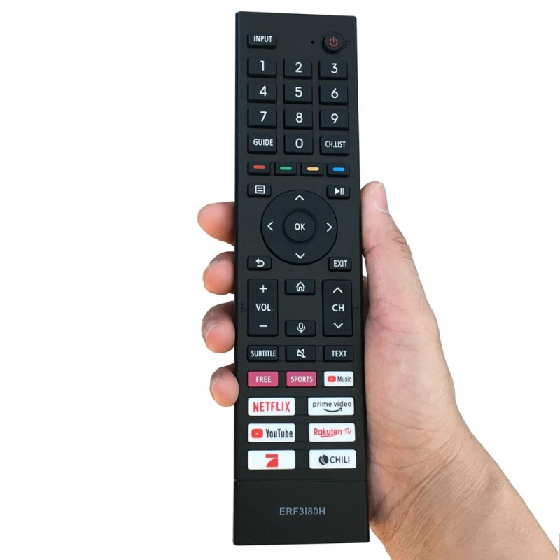Television kaukosäädin Korvaa ERF3I80H Hisense TV:lle