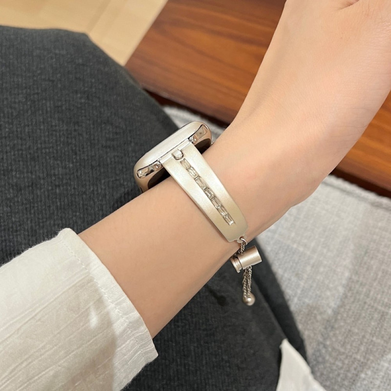 Armbånd til klokkeserie Ultra 2 49mm 9 8 7 45mm 6 5 4 SE etc - Starlight