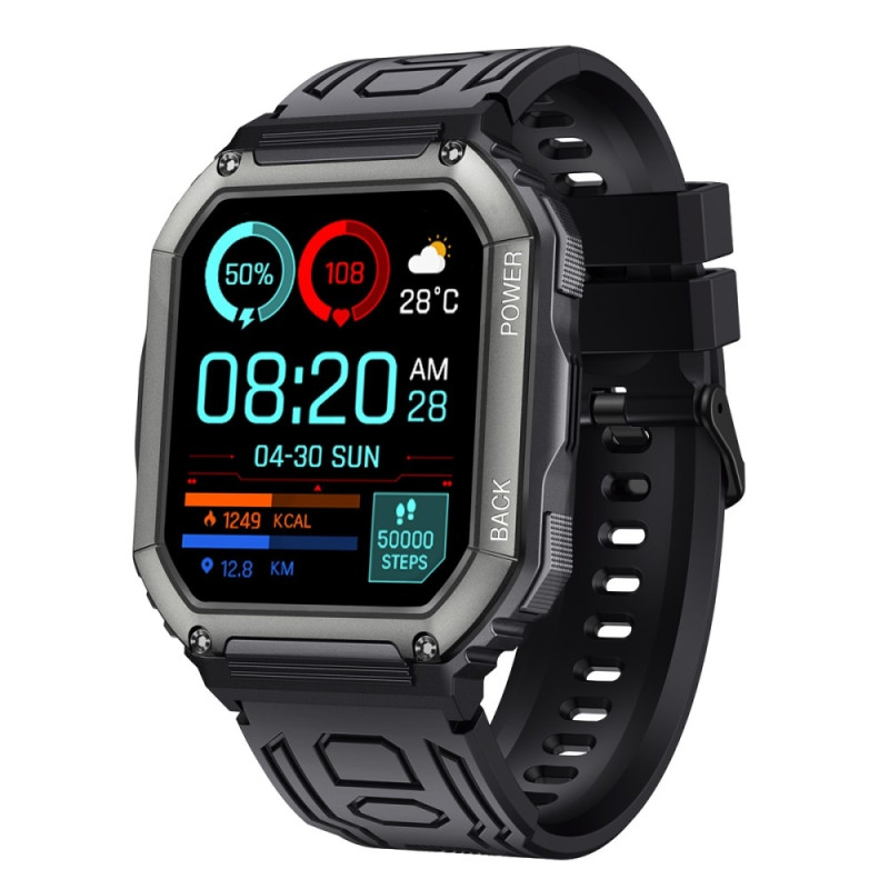 Armbånd Til Garmin Fenix 7/7 Pro/6/5 22mm Silikon - Svart