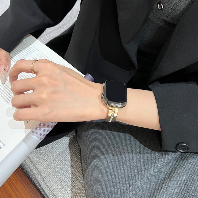 Rem til Watch Series Ultra 2 49mm 9 8 7 45mm 6 5 4 SE etc - Guld