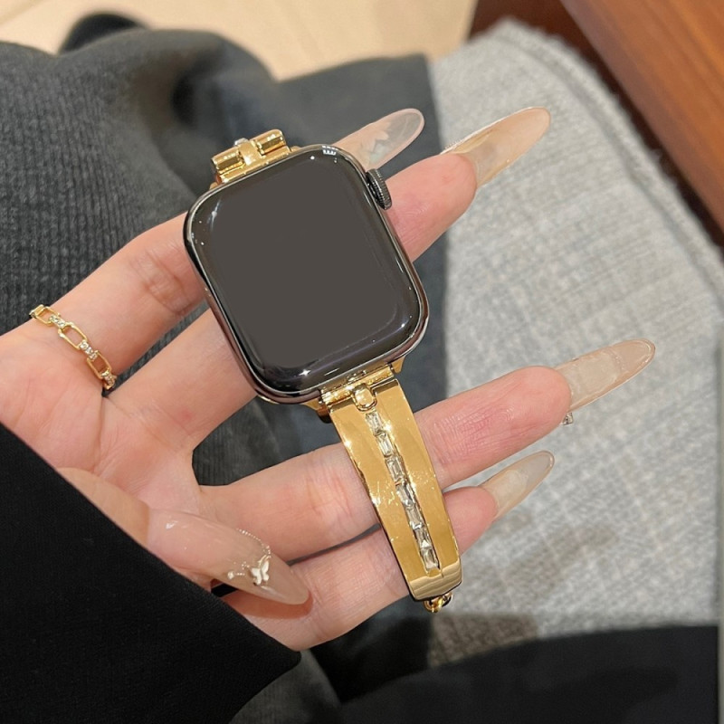 Strap For Watch Series Ultra 2 49mm 9 8 7 45mm 6 5 4 SE etc - Gold