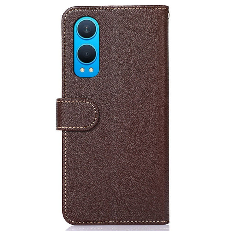 KHAZNEH Phone Cover for OnePlus Nord CE4 Lite 5G - Brown/Blue