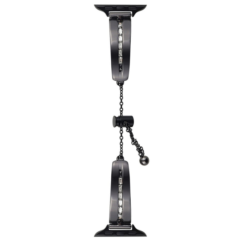 Rem til Watch Series 9 8 7 41mm 6 5 4 SE 40mm 3 2 1 38mm - Sort